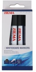 SIGMA Marker pentru tablă neagră, 4 buc