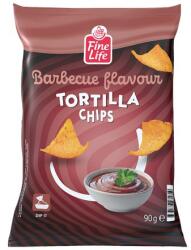 Fine Life Chipsuri tortilla BBQ 90 g