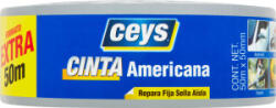  Bandă adezivă americană Ceys, argintie 50 mm x 50 m