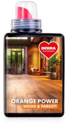 Dedra ORANGE POWER WOOD & PARKETT | Concentrat ecologic pentru spălarea pardoselilor din lemn și flotante | 500 ml | 25 spălări