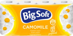  Hârtie igienică Big Soft cu mușețel, 8 role, rolă de 16, 5 m