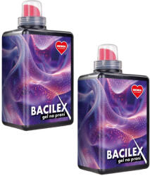 2× BACILEX | gel de spălare igienic cu aditiv antimicrobian | pentru rufe albe și colorate | 56 de spălări