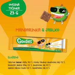  Baton de ovăz Goodies 23g mandarină și măr