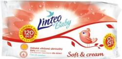 Linteo Șervețele umede Baby Soft and Cream 120 buc