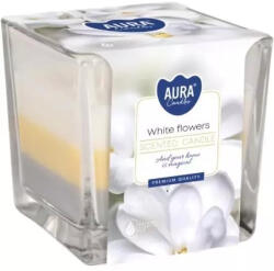  Lumânare Bispol floare albă 170g