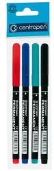  Marker Centropen 2536 set de 4 bucăți
