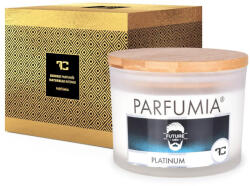  PLATINUM | lumânare cu aromă de soia | 2 fitiluri | PARFUMIA® | 400 ml