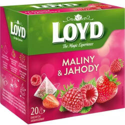  Piramida de zmeură și căpșuni Loyd Tea 40g