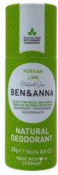  Deodorant BEN&ANNA PERSIAN LIME, pachet de călătorie 25 g