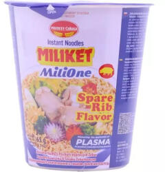  Tăiței instant MILIKET într-un bol cu aromă de coaste 65g
