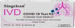 Hangzhou Singclean Kit de testare COVID 19 Metoda aurului coloidal 1 buc