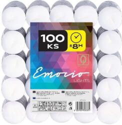  Lumânări tip pastilă Emocio 100 buc. , timp de ardere 8 ore