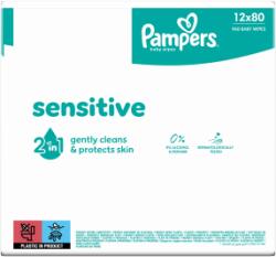 Pampers Șervețele umede (12x80/folie) Sensitive