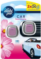 Ambi Pur Parfum auto Car 2x2ml flori și primăvară