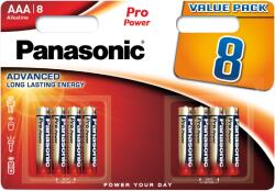 Panasonic Pro Power Alakline AAA elem, 8 darabos (LR03PPG/8BW)