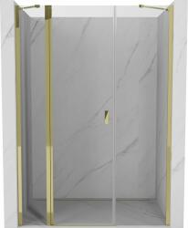 Mexen Mist nyíló zuhanyajtó 120 cm, átlátszó, arany - 8A4-120-001-50-00