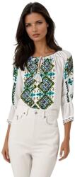 Rody s Forever Női blúz, ie 257-es típus, fehér/zöld, M-es méret (R5131M)