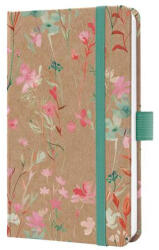 Sigel Naptár, A6, heti, 2027, kemény borító, SIGEL Jolie, Green Floral Serenity (SI7J806) (7J806)