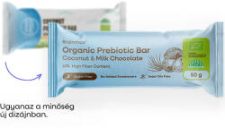 BrainMax BrainMax® Organic Prebiotic Bar, Coconut & Milk Chocolate, 24 x 50 g