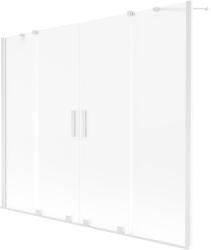 Mexen Velar Duo 2-szárnyú eltolható kádparaván 200 x 150 cm, matt, fehér - 896-200-000-32-20