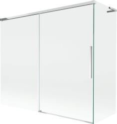 Mexen Rox L kádparaván 2-szárnyú tolóajtóval 180 + 90 x 150 cm, átlátszó, króm - 8C9L-180-090-01-00