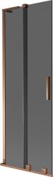 Mexen Velar L kádparaván 2-szárnyú toló 75 x 150 cm, grafit, rózsaarany - 896-075-003-41-60