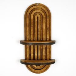  Hanah Home Wall Shelf Walnut Raf265 (792EVL9066)
