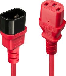 Lindy Cablu alimentare Lindy C14 to C13 lungime 2m material cablu H05-VVF (30478)