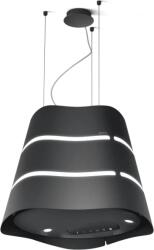 Elica Hota insula Elica WAVE UX BL MAT/F/51, PRF0171193, 51 cm, 610 m3/h, clasa A, negru mat (PRF0171193) Hota