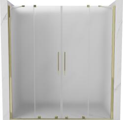 Mexen Velar Duo tolózuhanyajtó 170 cm, fagyos, arany - 871-170-000-32-50
