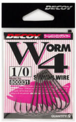 Decoy WORM 4 erős drót horog, 5/0