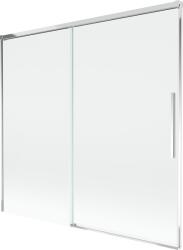 Mexen Rox kétszárnyú, toló kádfal 170 x 150 cm, átlátszó, króm - 8C9-170-001-01-00