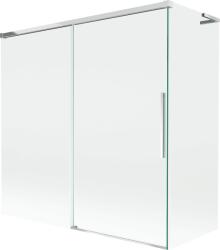 Mexen Rox L 2-szárnyú kádparaván, 160 + 80 x 150 cm, áttetsző, króm - 8C9L-160-080-01-00