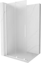 Mexen Velar toló zuhanyfal Walk-in 120 x 200 cm, 8 mm-es matt üveg, fehér - 871-120-000-33-20