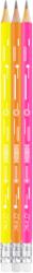 Maped Creioane cu guma HB, Maped FSC, Black Peps, neon, diverse colori 853717FC