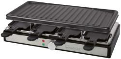 Clatronic Grill Raclette Clatronic RG 3757 pentru 8 persoane, 1200-1400 W, cu placa detasabila (45006515)