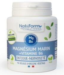 Nat&Form Magneziu marin + Vitamina B6, 40 capsule, Nat&Form