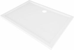 Mexen Flow téglalap alakú slim zuhanytálca 130 x 85 cm, fényes fehér - 46R108513