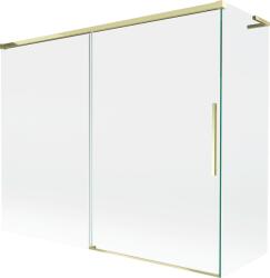Mexen Rox L kétszárnyú kádparaván, 190 + 90 x 150 cm, átlátszó, arany - 8C9L-190-090-50-00