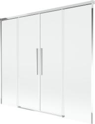 Mexen Rox kétszárnyú toló kádfal 190 x 150 cm, átlátszó, króm - 8C9-190-002-01-00