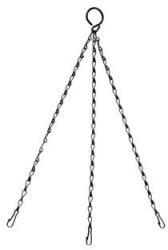  Galvanizált lánc fekete 35 cm /10db/doboz (6070142 - 6070142)