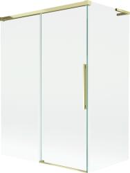 Mexen Rox L kádparaván, 2-szárnyú, toló, 120 + 70 x 150 cm, átlátszó, arany - 8C9L-120-070-50-00