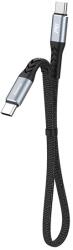 Dudao Cablu de date DUDAO L10C Type-C - Type-C, 23 cm, NEGRU GP-190468 (GP-190468)