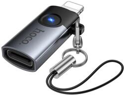 hoco. Adaptor HOCO UA46A Lightning - mufă Type-C, OTG, GRI ÎNCHIS (UA46A)