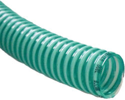  Spiráltömlő 40mm belső átmérő nyomásálló zöld 5bar 25m/tek egész tekercs - ár/m