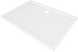 Mexen Flow téglalap alakú slim zuhanytálca 80 x 75 cm, fehér fényes - 46R107580