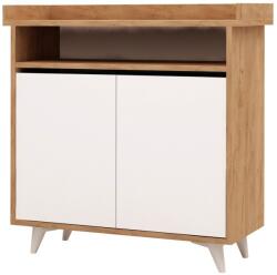 Hanah Home Shoe Cabinet Oak White Springa (811MDD4102)