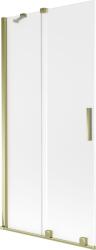 Mexen Velar 2-szárnyú toló zuhanyfal 95 x 150 cm, zúzmara, arany - 896-095-000-31-50
