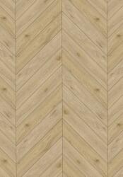Mexen Charter Oak vinyl panelek francia halszálka 650 x 127 mm SPC 6, 5 mm, IXPE 1, 5 mm alátét, 4 V-horony, Tölgy - F1281