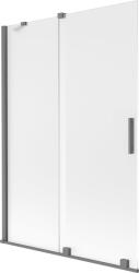 Mexen Velar kétszárnyas tolózuhanyfal 120 x 150 cm, matt, gun metal - 896-120-000-31-95